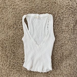 Knit Deep V Tank